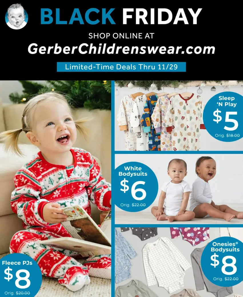 Gerber Childrenswear Black Friday 2024 Ad